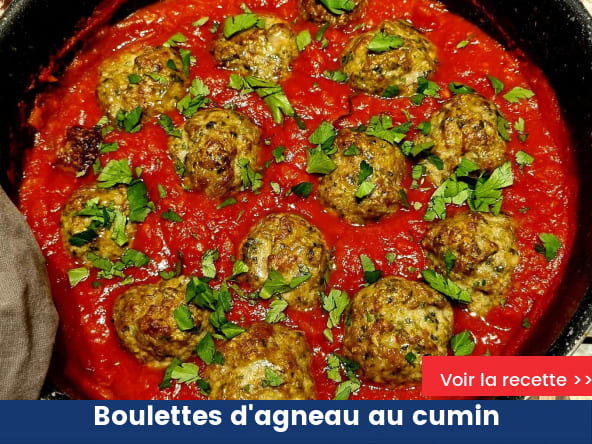 Boulettes d'agneau au cumin